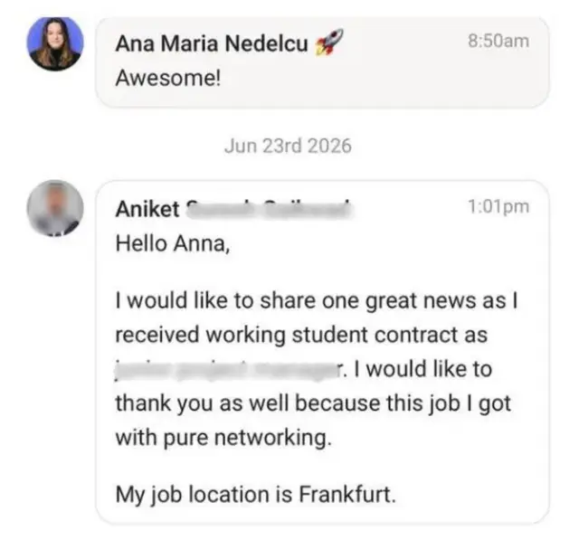 Photo testimonial from Aniket